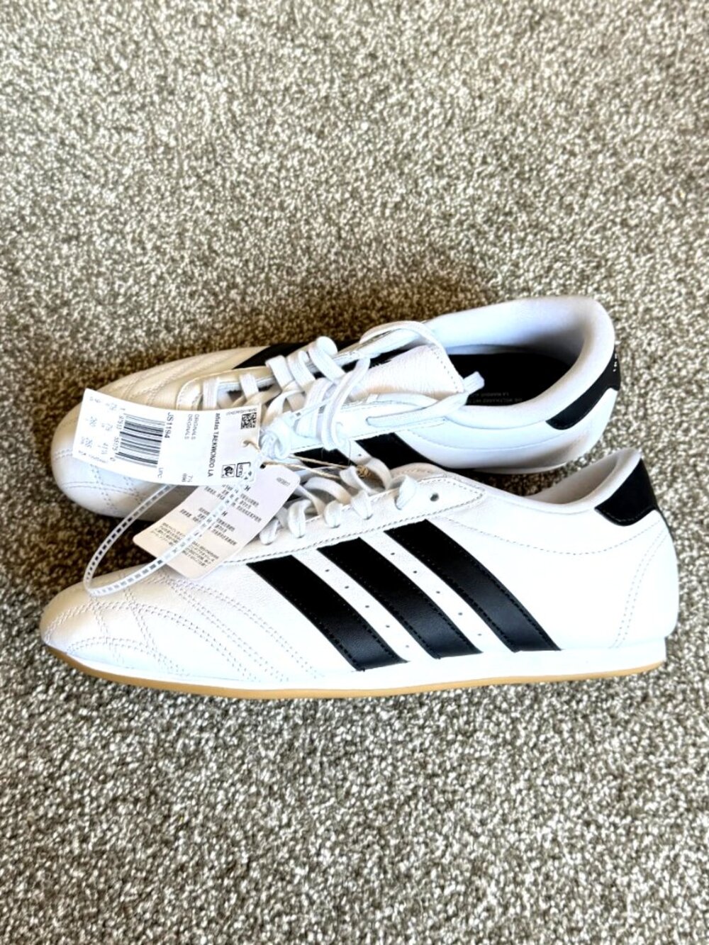 adidas Originals Taekwondo Lace White Black Women's Size 9 (Men 7.5) NWT JS1194 - Picture 3 of 16